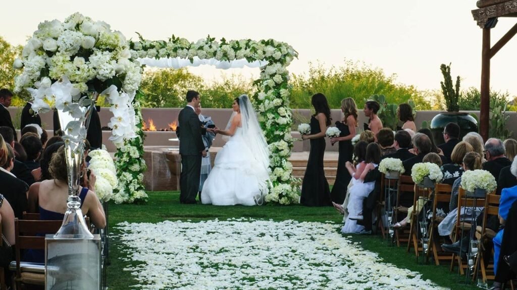 Cerimônia de casamento cria memorias enriquecedoras.